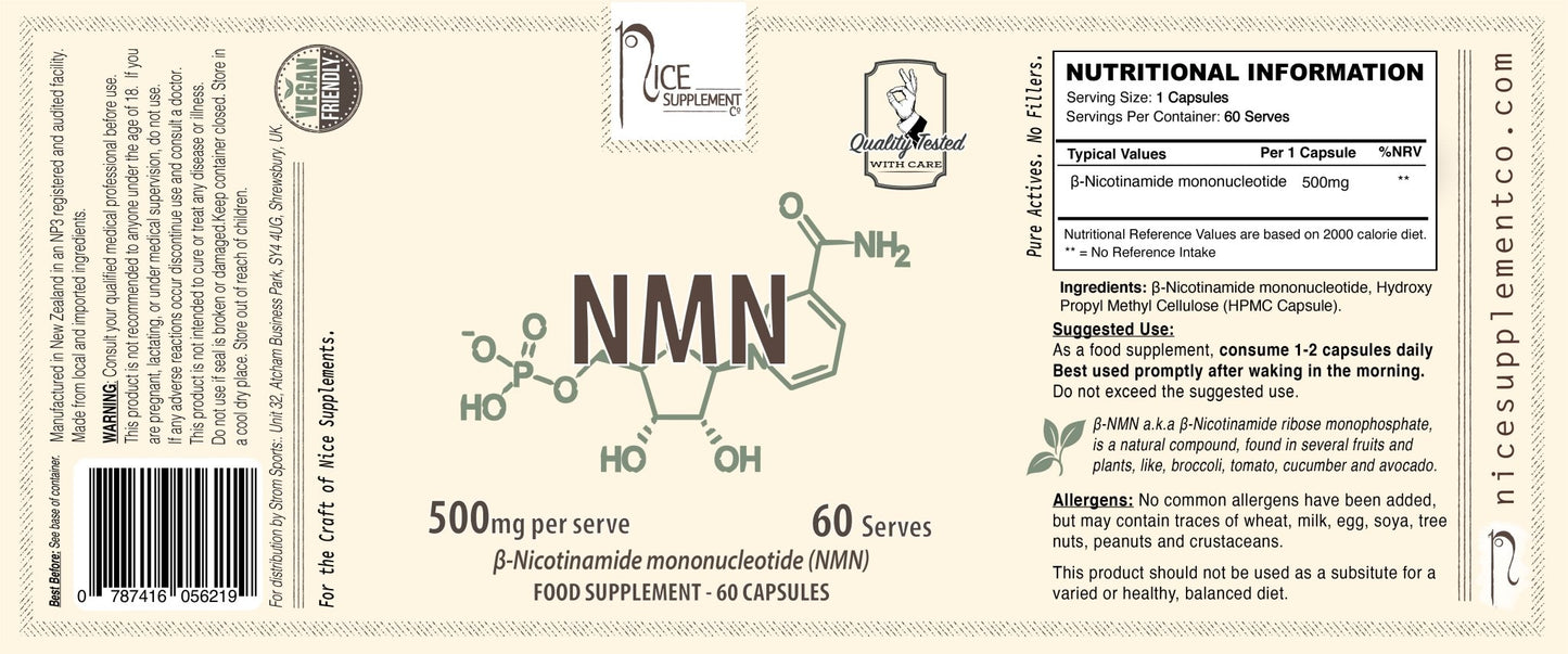 Nicotinamide Mononucleotide (NMN) - nicesupplementco