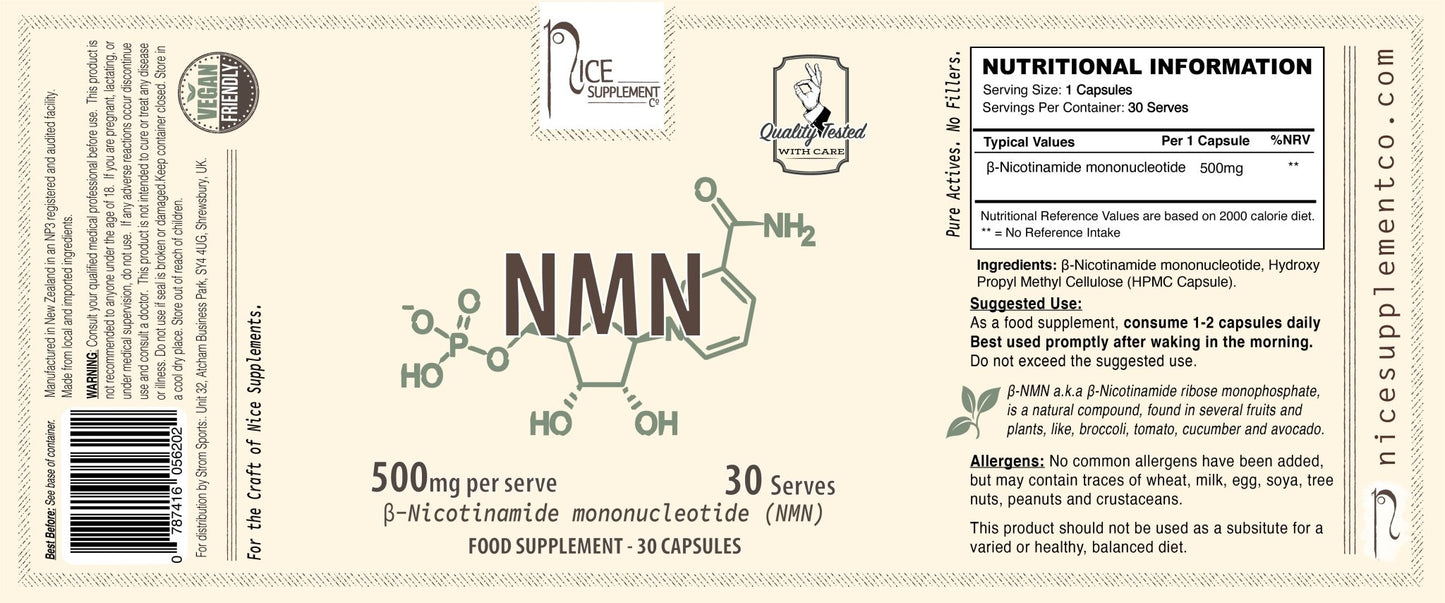 Nicotinamide Mononucleotide (NMN) - nicesupplementco
