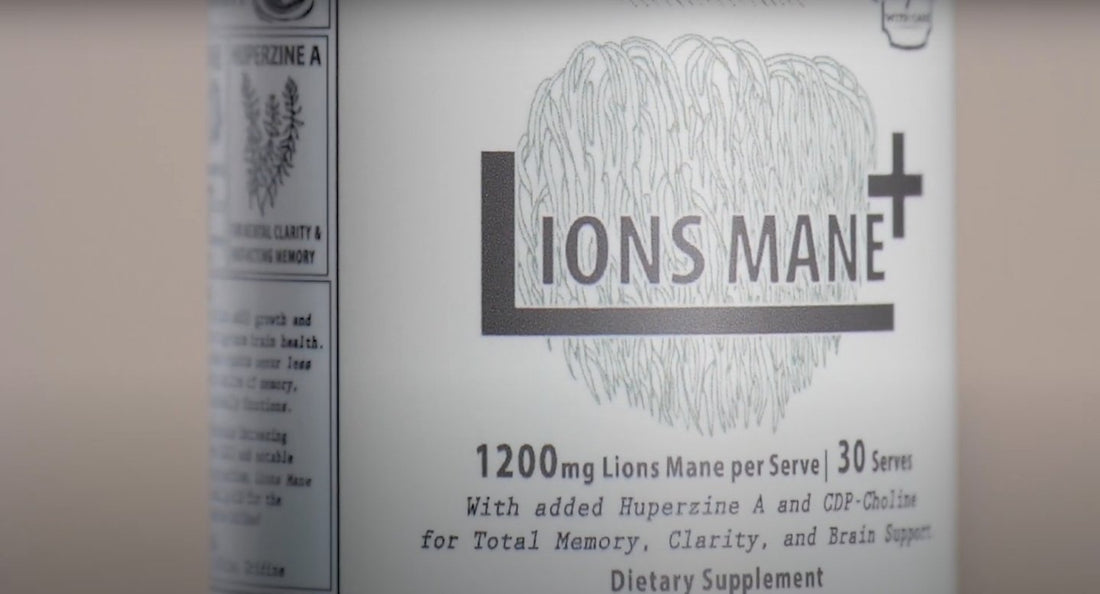 Introducing LIONS MANE+ // Nootropic for Memory & Mental Clarity - Nice Supplement Co