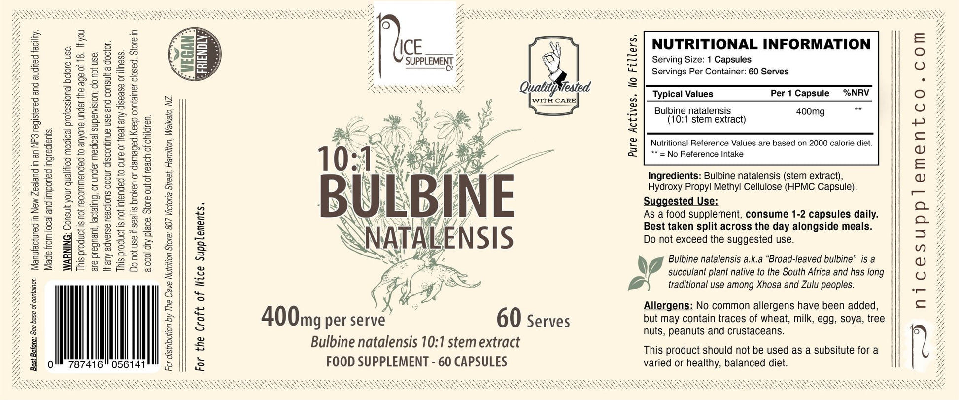 Bulbine Natalensis (10:1) - nicesupplementco